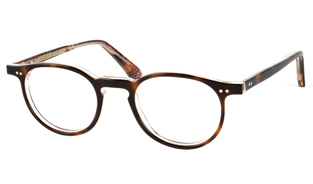 Pink N°24 Ecaille 1/2 blond foncé sur paillette rose